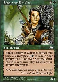 Sentinelle de Llanowar - Weatherlight