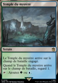 Temple du mystre - 